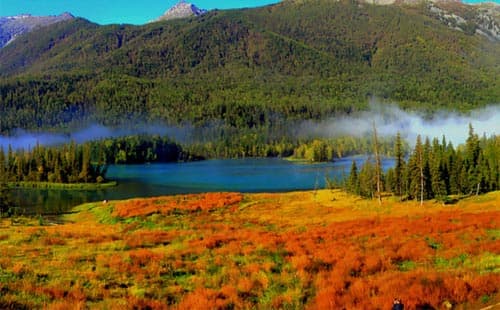 Best time to Kanas Lake Best time to Kanas Lake